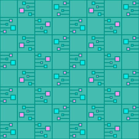 Flat pattern for web, advertising, textiles, printing products, and any design projects. Simple geometric shapes will decorate any surface and make it attractive.のイラスト素材