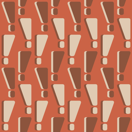 Simple seamless pattern for web, advertising, textiles, prints and any design projects. Abstract retro shapes will decorate any surface or thing and make it attractive.のイラスト素材