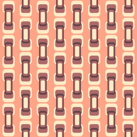 Simple seamless pattern for web, advertising, textiles, prints and any design projects. Abstract retro shapes.のイラスト素材
