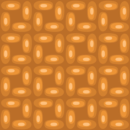 Simple seamless pattern for web, advertising, textiles, prints and any design projects. Abstract retro shapes will decorate any surface or thing and make it attractive.のイラスト素材