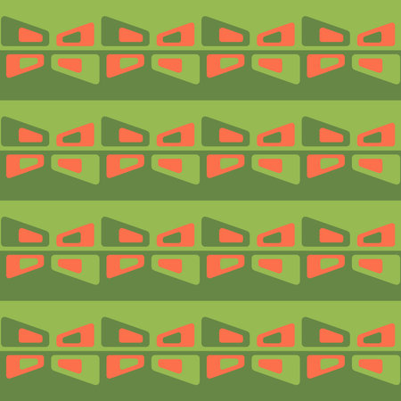 Simple seamless pattern for web, advertising, textiles, prints and any design projects. Abstract retro shapes will decorate any surface or thing and make it attractive.のイラスト素材
