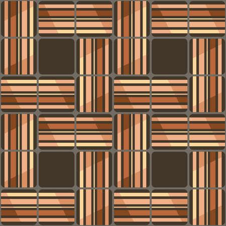 Decorative seamless pattern for web, advertising, textiles, prints or any design projects. Simple geometric shapes can make any surface or thing attractive.のイラスト素材