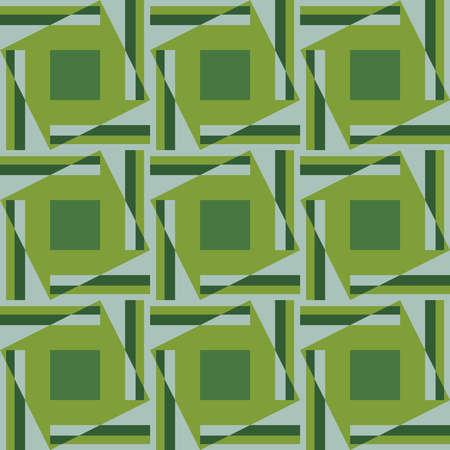 Decorative seamless pattern for web, advertising, textiles, prints or any design projects. Simple geometric shapes can make any surface or thing attractive.のイラスト素材