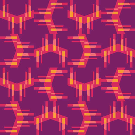 Decorative seamless pattern for web, advertising, textiles, prints or any design projects. Simple geometric shapes can make any surface or thing attractive.のイラスト素材