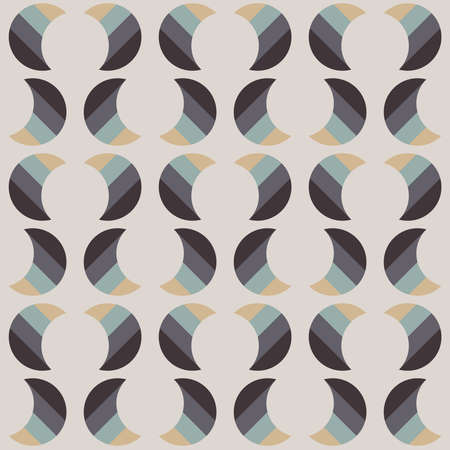 Decorative seamless pattern for web, advertising, textiles, prints or any design projects. Simple geometric shapes can make any surface or thing attractive.のイラスト素材