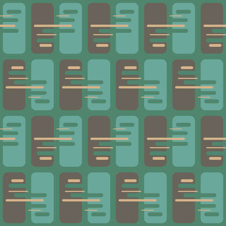 Decorative seamless pattern for web, advertising, textiles, prints or any design projects. Simple geometric shapes can make any surface or thing attractive.のイラスト素材