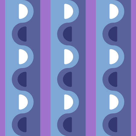 Spotted seamless pattern for textiles, web, advertising, prints and any design projects. Retro rounded shapes will decorate any surface or thing and make it attractive.のイラスト素材