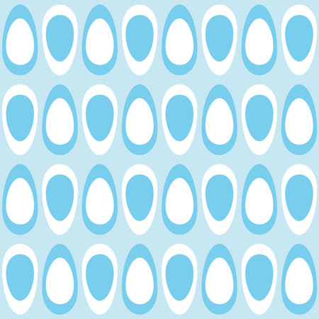 Spotted seamless pattern for textiles, web, advertising, prints and any design projects. Retro rounded shapes will decorate any surface or thing and make it attractive.のイラスト素材