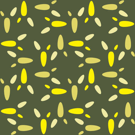 Retro seamless pattern for prints, cobwebs, textiles, advertising and any design projects. Simple rounded shapes will decorate any surface or thing and make it attractive.のイラスト素材