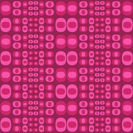 Flat seamless pattern for prints, cobwebs, textiles, advertising and any design projects. Simple rounded shapes will decorate any surface or thing and make it attractive.のイラスト素材