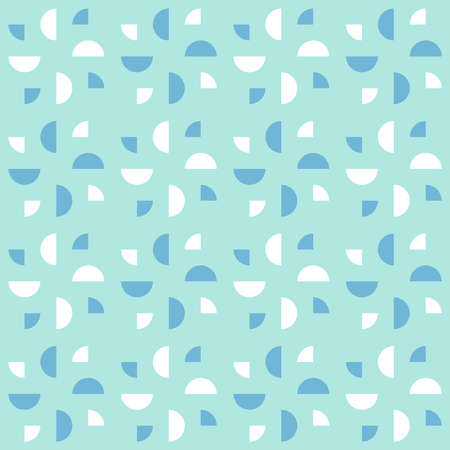 Simple and elegant geometric shapes will decorate any surface or thing and make it attractive. Rounded seamless pattern for prints, textile, web, advertising and any design projects.のイラスト素材