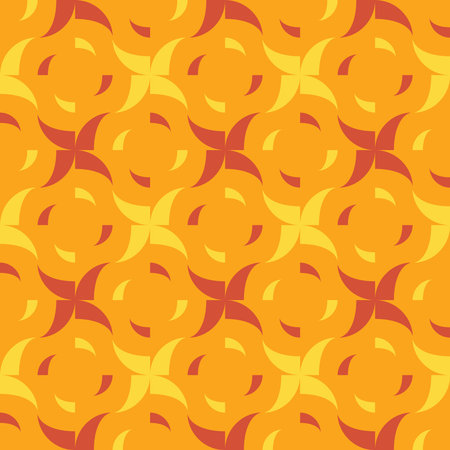 Simple and clear geometric shapes will decorate any surface or thing and make it attractive. Abstract seamless pattern for prints, textile, web, advertising and any design projects.のイラスト素材