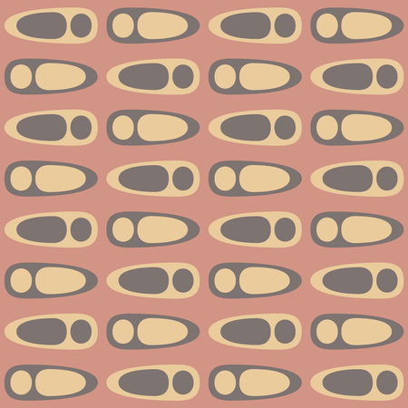 Simple and elegance shapes will decorate any surface or thing and make it attractive. Motley abstract seamless pattern for prints, textile, web, advertising and any design projects.のイラスト素材