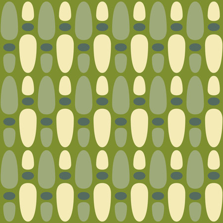 Simple and elegance shapes will decorate any surface or thing and make it attractive. Motley abstract seamless pattern for prints, textile, web, advertising and any design projects.のイラスト素材