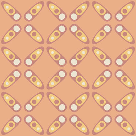 Simple and elegance shapes will decorate any surface or thing and make it attractive. Motley abstract seamless pattern for prints, textile, web, advertising and any design projects.のイラスト素材