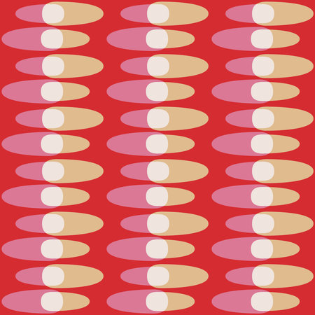 Simple and elegance shapes will decorate any surface or thing and make it attractive. Motley abstract seamless pattern for prints, textile, web, advertising and any design projects.のイラスト素材