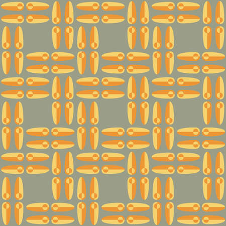 Simple and elegance shapes will decorate any surface or thing and make it attractive. Motley abstract seamless pattern for prints, textile, web, advertising and any design projects.のイラスト素材