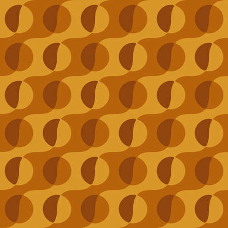 Simple and elegance shapes will decorate any surface or thing and make it attractive. Motley abstract seamless pattern for prints, textile, web, advertising and any design projects.のイラスト素材