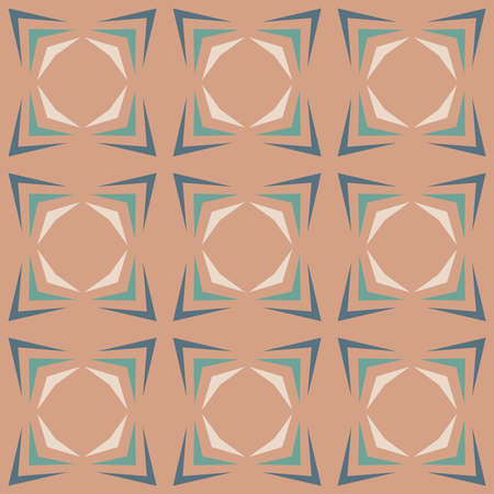 Simple and elegant ornament of abstract lines for decorating any surface. Seamless stroke pattern for prints, textile, web, advertising and any design projects.のイラスト素材