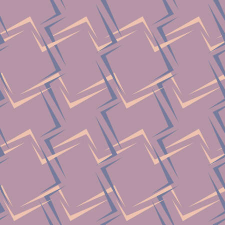 Simple and elegant ornament of abstract lines for decorating any surface. Seamless stroke pattern...