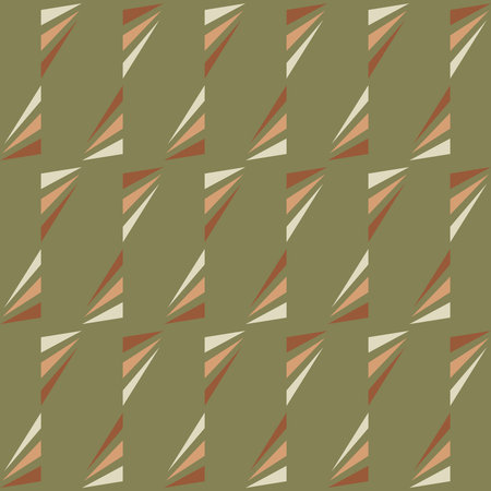 Simple and elegant ornament of abstract lines for decorating any surface. Seamless pattern for prints, textile, web, advertising and any design stroke projects.のイラスト素材