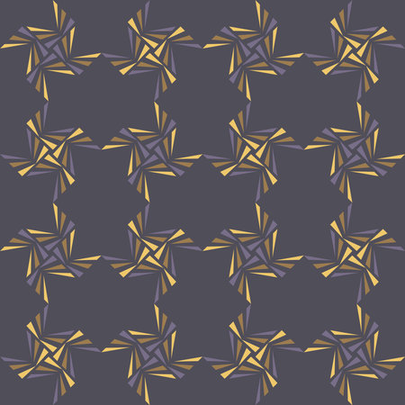 Simple and elegant ornament of abstract lines for decorating any surface. Seamless stroke pattern for prints, textile, web, advertising and any design projects.のイラスト素材