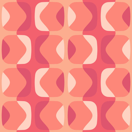 Simple and elegant decorative elements will decorate any surface or thing and make it attractive. Abstract seamless pattern for prints, textile, web, advertising and any design projects.のイラスト素材