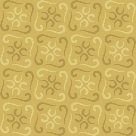 Seamless swirl pattern for prints, textile, web, advertising and any design projects. Simple and elegant traditional ornament will decorate any surface or thing and make it attractive.のイラスト素材