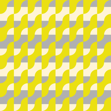 The clear shapes of a simple geometric ornament will decorate every surface or thing and make it attractive and unique. Seamless pattern for prints, textiles, web, adv and any design projects.のイラスト素材