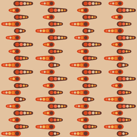 Timeless spotted ornament will decorate every surface or thing and make it attractive and unique. Spotty seamless pattern for prints, textiles, web, adv and any design projects.のイラスト素材