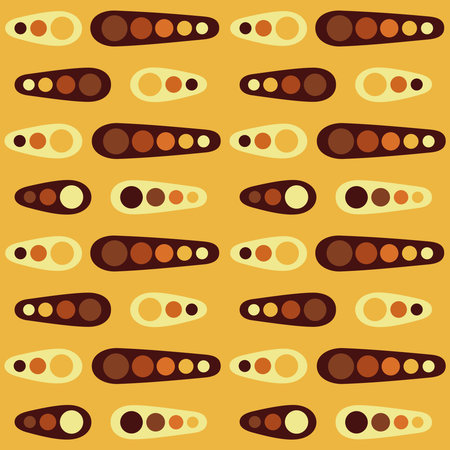 Timeless spotted ornament will decorate every surface or thing and make it attractive and unique. Spotty seamless pattern for prints, textiles, web, adv and any design projects.のイラスト素材
