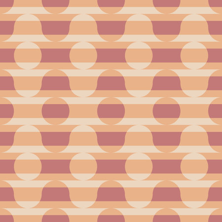 Simple and clear geometric shapes will decorate every surface or thing and make it attractive and unique. Abstract seamless pattern for prints, textile, web, adv and any design projects.のイラスト素材