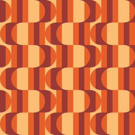 Simple and clear geometric shapes will decorate every surface or thing and make it attractive and unique. Abstract seamless pattern for prints, textile, web, adv and any design projects.のイラスト素材