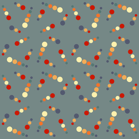 Timeless spotted ornament will decorate every surface or thing and make it attractive and unique. Spotty seamless pattern for prints, textiles, web, adv and any design projects.のイラスト素材