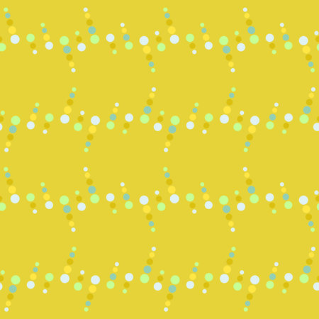 Timeless spotted ornament will decorate every surface or thing and make it attractive and unique. Spotty seamless pattern for prints, textiles, web, adv and any design projects.のイラスト素材