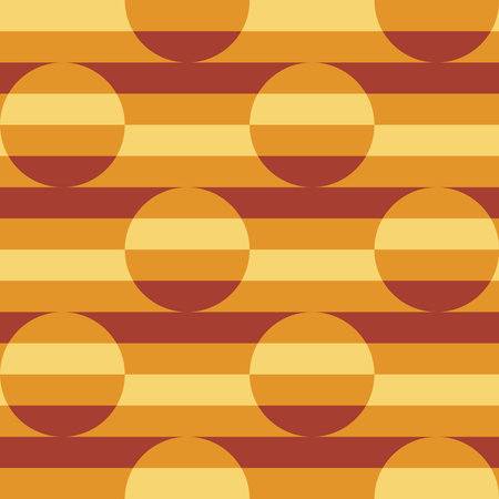 Simple and clear geometric shapes will decorate every surface or thing and make it attractive and unique. Abstract seamless pattern for prints, textile, web, adv and any design projects.のイラスト素材