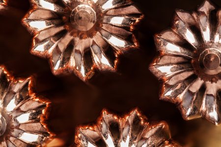 Traditional copper molds for French pastry - canele