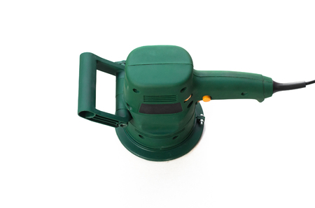 Sanding machine isolated. Polishing machine.の写真素材