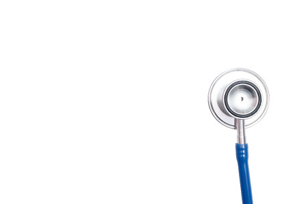Stethoscope isolated on the white background with copy space.の写真素材