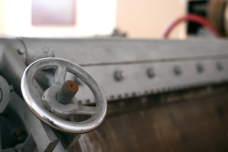 Iron valve of industrial apparatus abstract background.の写真素材