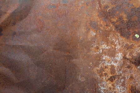 Rusty metal surface texture background. Old weathered iron wall background.