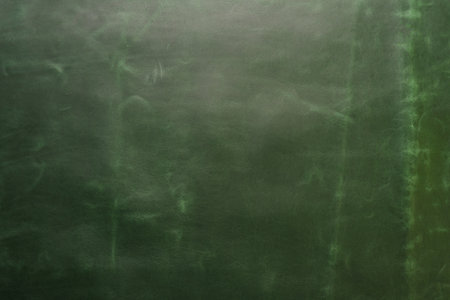 Green leather surface texture background. Top view. Flat lay.の写真素材