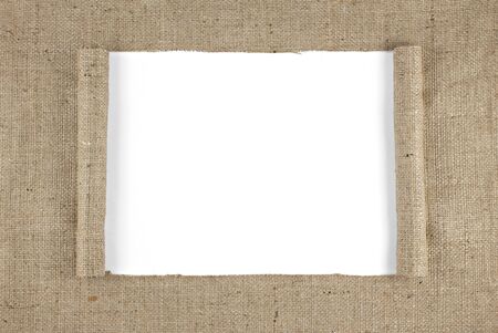 Frame of sacking materialの写真素材