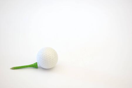 Golf ball and teeの写真素材