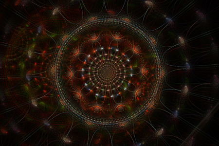 Computer Generated Fractal Imageの写真素材