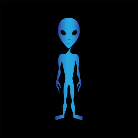 Extraterrestrial from a distant galaxyのイラスト素材