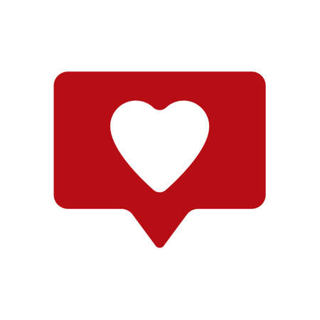 The "Like" icon from the social network. Notification. Vector illustration.のイラスト素材