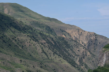 Mountain valley in the Armenian mountainsの写真素材