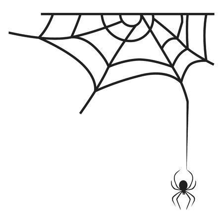 Cross spider web icon. Simple illustration of cross spider web vector icon for web design isolated on white backgroundのイラスト素材