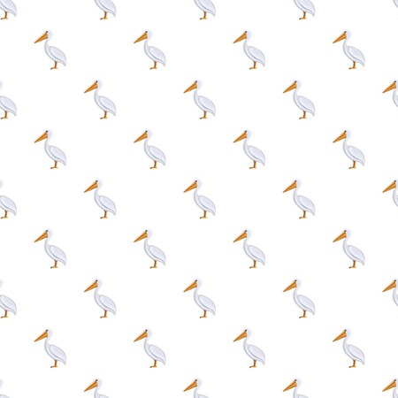 Pelican pattern seamless repeat background for any web designのイラスト素材
